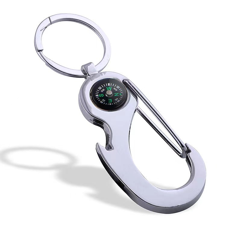 Wholesale Zinc Alloy Ship Rudder Compass Keychain